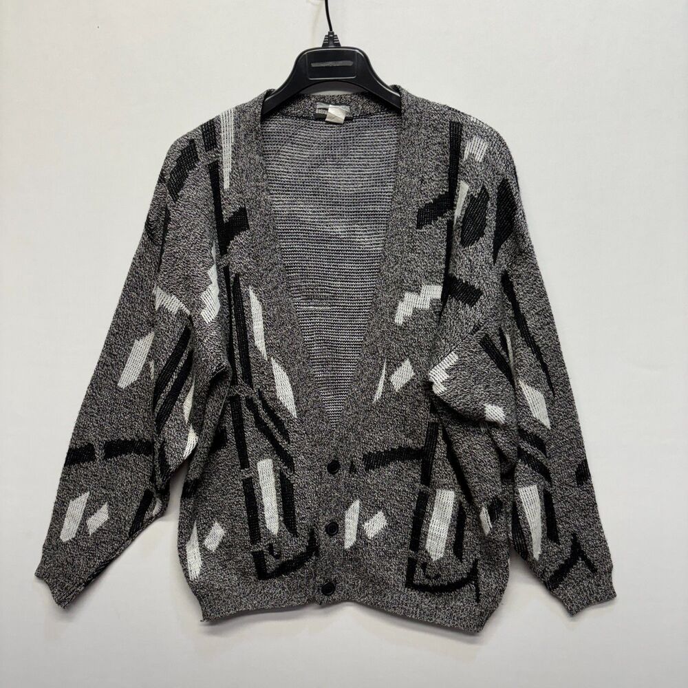 Vintage Playboy Men Cardigan Sweater Size Large Made in USA C120 -30